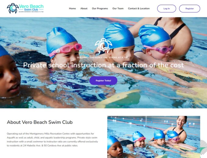 Pool fitness at Vero Beach swim club